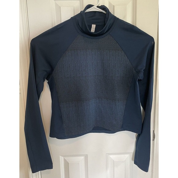 Under Armour ColdGear Sweatshirt Women’s Large Cozy Neck Pullover Blue - Picture 1 of 5